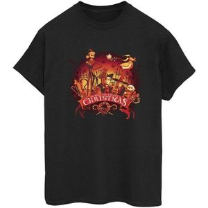 Li-cense Disney dames the nightmare before christmas eng kerstmis katoenen vriendje t-shirt