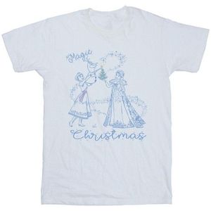Li-cense Disney heren frozen magic kerstmis t-shirt