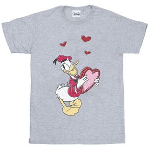 Li-cense Disney heren donald duck liefdeshart t-shirt