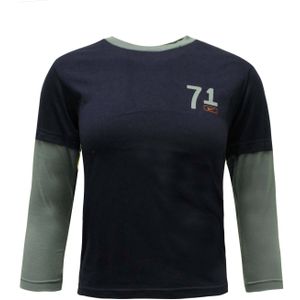 Nike - Lange Mouw Top - Navy - Jongens - Kleuter T Shirt - 422403 452