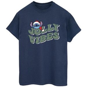 Li-cense Disney dames lilo & stitch jolly chilling vibes katoenen vriendje t-shirt