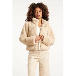 Smashed Lemon - Bontjasje - Zandkleurig - Fluffy Structuur - Losvallend Model