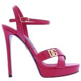 Dolce & Gabbana, Dames, Schoenen, Roze, Maat: 36 EU Leer,