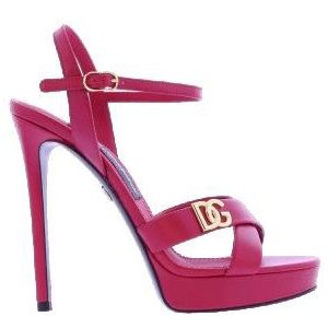Dolce & Gabbana, Dames, Schoenen, Roze, Maat: 36 EU Leer,