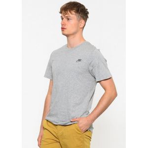 Nike - Futura T-shirt - Grijs Heather - Geborduurd Logo