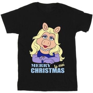 Li-cense Disney heren muppets miss piggy koningin van de feestdagen t-shirt