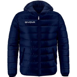 Givova - Gewatteerde Jas - Zwart - 100% Polyester - Lange Mouwen