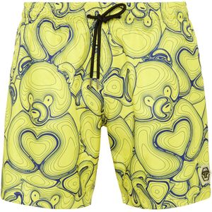 Philipp Plein - Swim Trunks Teddy Bear - Badmode - Zwart - Polyester