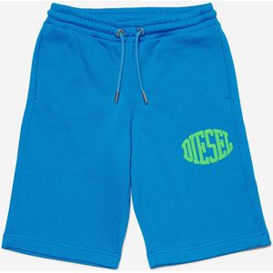 Diesel Jongens Logo Shorts in Blauw