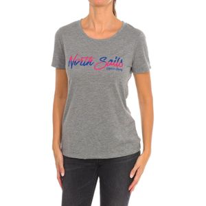 North Sails - T-shirt - Korte Mouwen - Zwart - 100% Katoen