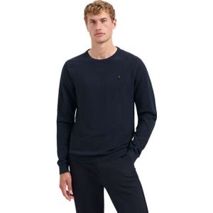 No Excess - Pullover Crewneck Plated Structure - Nacht - Trui