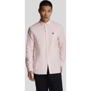 Men's Lyle And Scott Regular Fit Light Weight Oxford Shirt in Pink