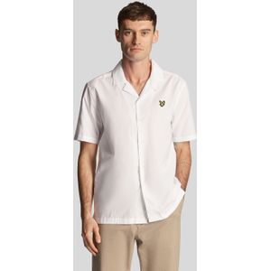Lyle And Scott - Herenhemd - Wit - Katoen Popeline Resort
