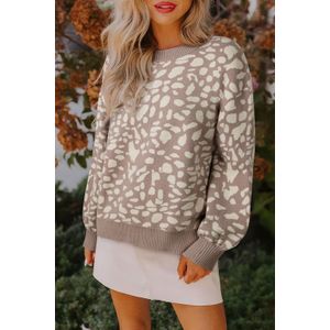 Dierenprint Relaxed Sweater