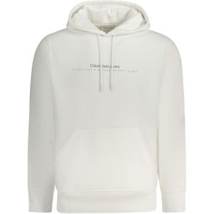 Calvin Klein Jeans - J30J327076 - Hoodie - Wit - Minimalistisch Logo