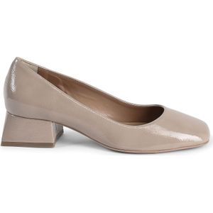 19v69 Italia - Pumps - Beige - Vierkante Neus - Blokhak