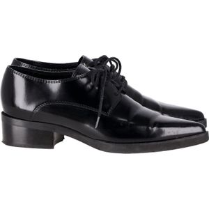 Stella McCartney Veterschoen Loafers in Zwart Leer