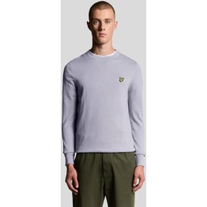 Lyle & Scott - Katoenen Merino Rundhals Trui - Roze