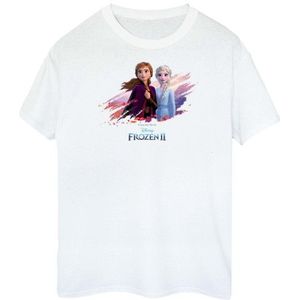 Li-cense Disney dames frozen 2 elsa en anna nature is beautiful katoenen t-shirt