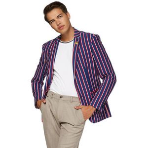 OppoSuits - Cheer Stripe - Blazer - Cobalt Blue