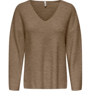 Only Onlkatia ls rib v-neck cc knt