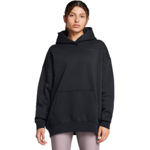 Under Armour - Icon Fleece Ultra Oversized Hoodie - Zwart - Dames