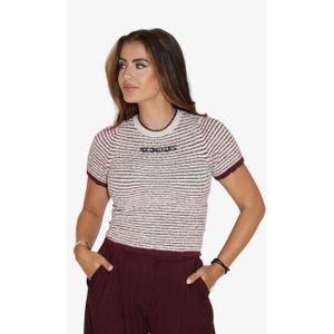 Reinders - Selena Stripes Top - Bordeaux - Tops
