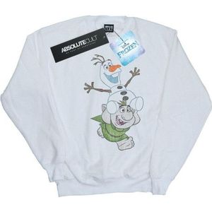 Li-cense Disney dames frozen olaf en troll sweatshirt