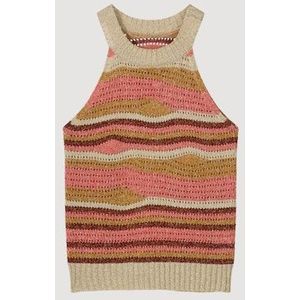 Summum 7s5841-7990 halter top lurex swirl knit