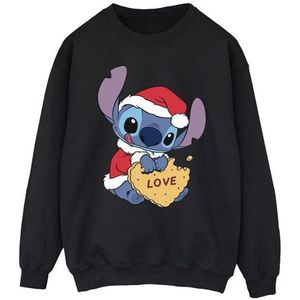 Li-cense Disney heren lilo and stitch kerstmis love biscuit sweatshirt