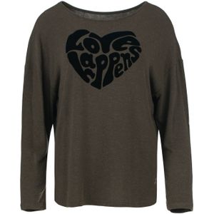 Wolblend - Batwing Sleeve Top - Vlokmotief