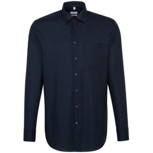 Seidensticker - Heren - Kentkraag - Overhemd - 100% Katoen - Met Lange Mouwen