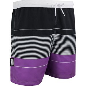 GUGGEN MOUNTAIN - Zwemshort - Paars - Met Patroonstrepen