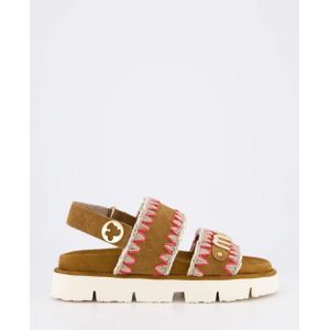 Mou Dames bio sandal overstitching