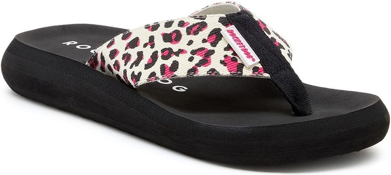 Sandalen - Hot Pink - Zwart - Luipaardprint - Lichtgewicht