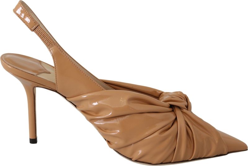 Jimmy Choo - Annabell 85 - Pumps - Beige - Leer