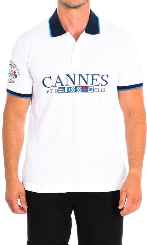 La Martina - Polo - Wit - Katoen - Korte Mouwen