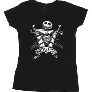 Li-cense Disney dames the nightmare before christmas misfits love katoenen t-shirt