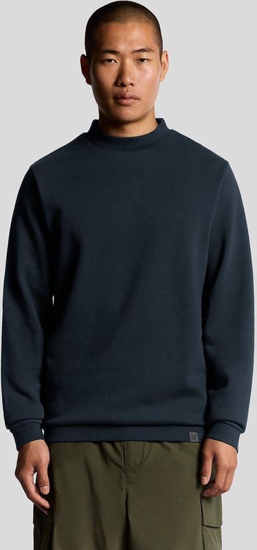 Lyle & Scott - Half Raglanmouwen Panneled Sweatshirt - Marineblauw