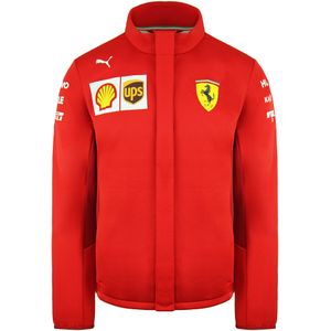 Puma - Scuderia Ferrari - Softshell Jas - Rood - Lange Mouw - Heren