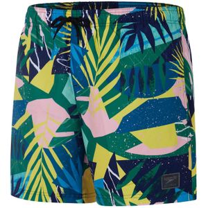 Speedo - Bedrukte Vrijetijdsshort - Geel - 16 inch