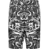 Philipp Plein - Korte Broeken - Zwart - Zijde - Tribal Circus
