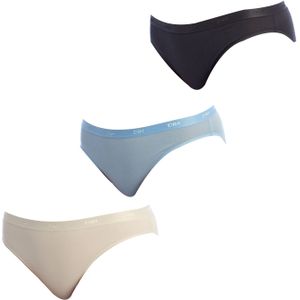 Set van 3 Les Pockets D4H00 Stretch stoffen slips voor dames