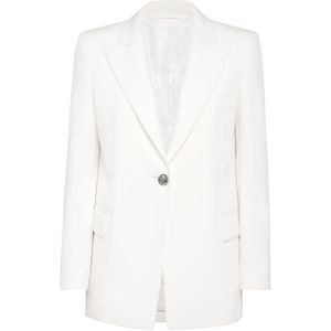 Philipp Plein - Lord Fit Skull Blazer - Zwart - Katoen