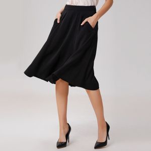 Strakke uitlopende rok