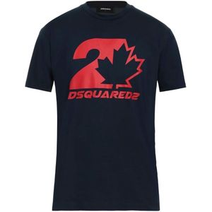 Dsquared2 - Cool Fit - T-shirt - Donker Marineblauw