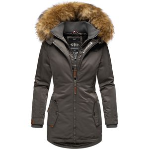 Marikoo - Sanakoo - Winterjas - Dames - Met Grote Capuchon - Imitatiebont