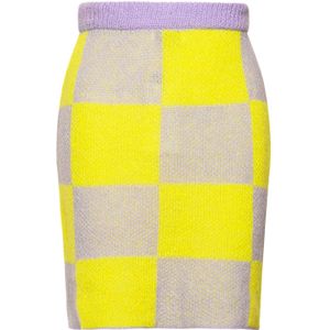 Kiana gebreide rok in lila