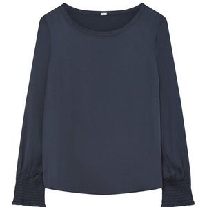 Gustav - Blouse lange mouw - Blauw