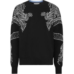 Pullover Ronde Hals Dragon